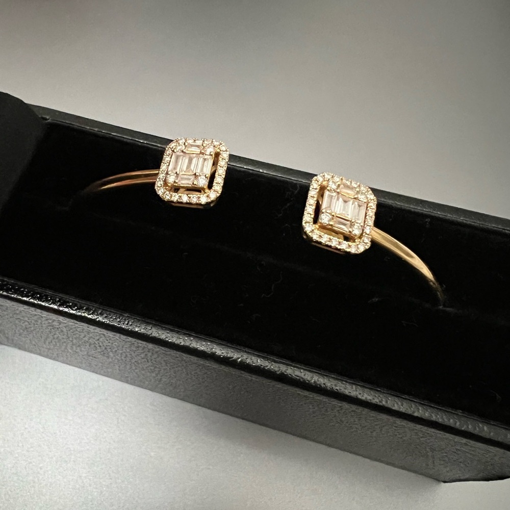 14k gold diamond bracelet